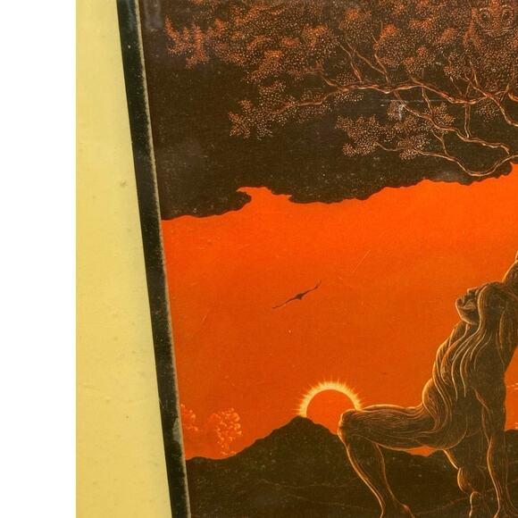 Vtg D.L. "Raven" Valdes "Father Sky Mother Earth" Tile Native American wall Art - Picture 3 of 7